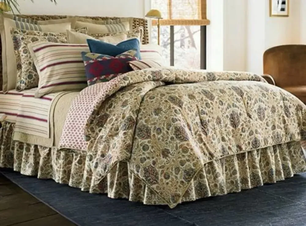 Chaps Ralph Lauren Marrakesh Casablanca King Comforter 90 X 108 100% Cotton